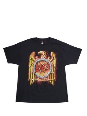 Slayer Final World Tour Official Band Concert T-Shirt Size XL Black